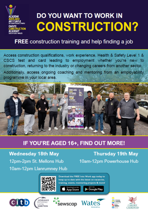 Onsite Construction Academy Drop-In Timetable