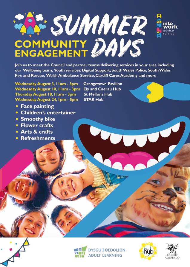 Community Engagement Summer Days Poster