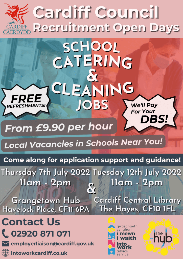 School Catering & Cleaning Jobs Event
