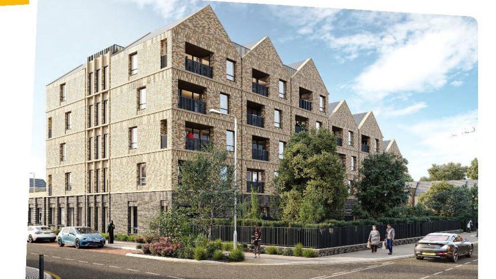 Llun yn dangos yr adeilad Ty'r Groes. An image showing the Ty'r Groes building.