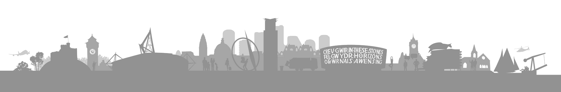 Skyline of Cardiff